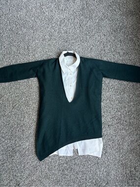 Kaos Layered-Look Cashmere-Blend Sweater